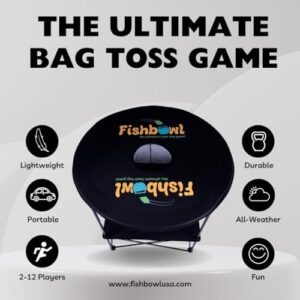 Get ready for outdoor fun with the Ultimate Bag Toss Yard Game! This portable set includes 12 bags, a collapsible base, game board, and case. Perfect for families, college students, and adults alike.