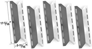 Upgrade your backyard BBQ game with Nexgrill's replacement kit featuring 5 stainless burners, 5 heat shields, and porcelain cast grill grates for a durable cooking experience.