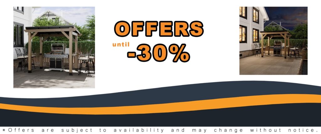 8x6 FT Cedar Wood BBQ Grill Gazebo Hardtop Steel Sloping Roof Wooden Outdoor Pergola Storage Shelves Barbecue Garden Deck
