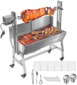 Here is the output:

Master your backyard BBQs with this 132LBS Rotisserie Grill featuring a hooded cover and powerful 25W motor, perfect for camping or outdoor barbecues.