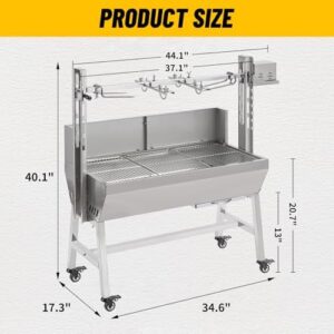 Here is the output:

Master your backyard BBQs with this 132LBS Rotisserie Grill featuring a hooded cover and powerful 25W motor, perfect for camping or outdoor barbecues.