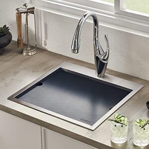 Here is the generated SEO meta description:

"Transform your outdoor cooking experience with this stainless steel workstation, featuring a compact design and durable marine-grade construction. Ideal for RVs or camping trips."