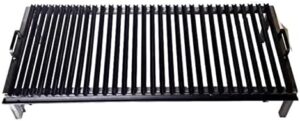 Elevate your outdoor cooking experience with the Premium Argentine Grill's V Angle Iron design, featuring handles and a drain pan for effortless grilling. Perfect for BBQ enthusiasts!