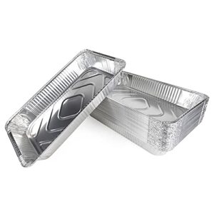 Discover the ultimate grilling and roasting companion with our Full Size Aluminum Steam Table Pans. Pack of 25, disposable foil pans for perfect cooking results every time!