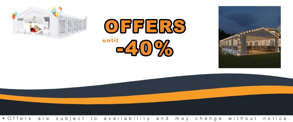 20x40 Party Tent Heavy Duty Upgrade PVC Fire Retardant Vinyl Outdoor Gazebo Wedding Canopy Carport Shelter BBQ Tents with 12 Removable Sidewalls