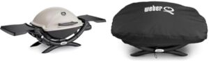 Discover the Q 1200 Gas Grill, Titanium with Cover, perfect for outdoor cooking enthusiasts. Sear up to 1,200 sq in and enjoy rust-resistant titanium construction. Includes a durable cover for long-lasting use.
