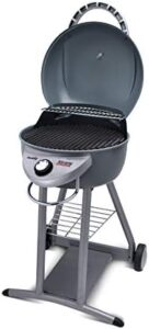 Discover the Patio Bistro TRU-Infrared Electric Grill, perfect for outdoor cooking. Sear to perfection with even heat distribution and enjoy up to 50% faster grilling. Ideal for small gatherings or large parties, this graphite grill offers great value.