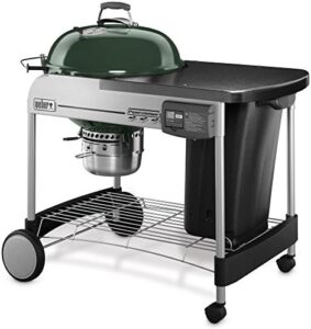 Savor the perfect BBQ with the Performer Deluxe Charcoal Grill, featuring a 22-inch cooking area and easy-touch ignition. Perfect for grilling enthusiasts, this premium grill ensures juicy results every time!