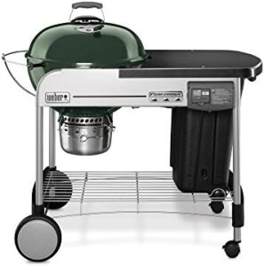 Savor the perfect BBQ with the Performer Deluxe Charcoal Grill, featuring a 22-inch cooking area and easy-touch ignition. Perfect for grilling enthusiasts, this premium grill ensures juicy results every time!