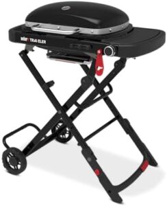 Compact Traveler Portable Gas Grill: cook anywhere with this lightweight and easy-to-use grill, featuring a 140 sq. in. cooking surface and portable design perfect for camping trips or backyard gatherings. Save big on your outdoor cooking needs!