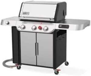 Discover the Genesis SX-335 Smart Grill, featuring natural gas cooking and stainless steel construction. Cook with precision and style - perfect for outdoor gatherings!