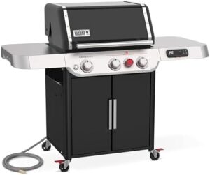 Boost outdoor cooking with the Genesis EX-325S Natural Gas Smart Grill, featuring precision temperature control and a sleek black design. Perfect for BBQ enthusiasts! Enjoy up to 25% off your first purchase.