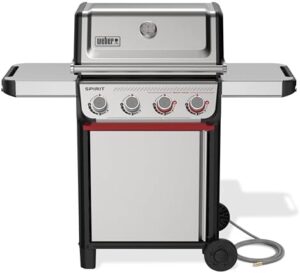 Here is the optimized meta description:

"Upgrade your outdoor cooking experience with the Spirit 4-Burner Grill S-425, featuring natural gas operation and durable stainless steel construction. Perfect for BBQ enthusiasts!"