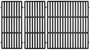 Elevate your outdoor cooking experience with Crafted Porcelain-Enameled Cast-Iron Cooking Grates from Genesis 400 Series, ideal for camping trips and backyard barbecues. Perfect for searing steak or veggies, these grates offer durable performance and easy cleaning.