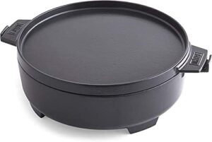 Discover the Duo Dutch Oven, a 7.25-quart cooking essential with sleek black design, ideal for slow-cooked meals and batch baking. Limited-time offer: get up to 20% off and enjoy a free cookbook!