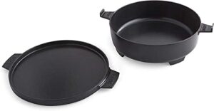 Discover the Duo Dutch Oven, a 7.25-quart cooking essential with sleek black design, ideal for slow-cooked meals and batch baking. Limited-time offer: get up to 20% off and enjoy a free cookbook!
