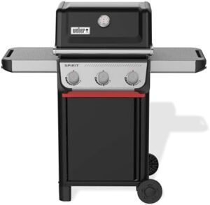 Upgrade your outdoor cooking experience with the Spirit 3-Burner E-310 Liquid Propane Black, featuring three burners and a compact design. Perfect for camping trips and backyard gatherings!