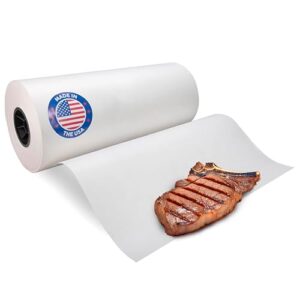 Here is the generated meta description:

"Uncoated and food-grade butcher paper roll ideal for smoking, grilling and barbecue. 24x12000 inch (1000 ft) roll provides ample supply for your meat and fish needs."
