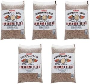 Here is the generated SEO meta description:

"Transform your grill game with CookinPellets' Longhorn Blend wood pellets. 40 pounds of premium mesquite, cherry, and maple hardwood in each bag. Perfect for smoking and grilling."