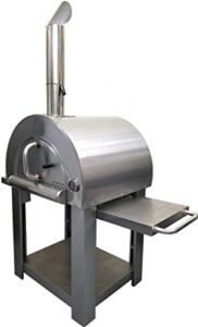Mastering the art of outdoor pizza parties with this Stainless Steel Artisan Wood Fired Pizza Oven BBQ Grill, featuring durable construction and 4 accessories for effortless cooking. Perfect for backyard gatherings! (149 characters)
