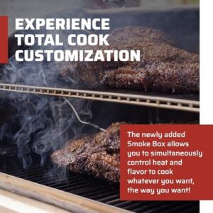 Unleash the power of outdoor cooking with Camp Chef Woodwind Pro 36, a pellet grill & smoker featuring WIFI connectivity and 1236 Sq In total rack surface area. Perfect for backyard barbecues!