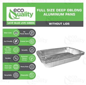 Boost your catering business with these heavy-duty aluminum pans, perfect for roasting, steaming, and reheating. Ideal for large events and gatherings. Enjoy the convenience of disposable pans! (147 characters)