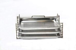 Transform your grilling experience with the BR3 Grill Tray System! This innovative rack and tray combo excels at smoking, drying, and curing meats and veggies.