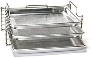 Transform your grilling experience with the BR3 Grill Tray System! This innovative rack and tray combo excels at smoking, drying, and curing meats and veggies.