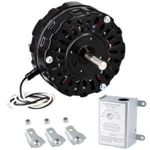 Upgrade your attic ventilation with the Criditpid DOW-136-0-34, featuring a powerful motor and adjustable thermostat switch kit for efficient airflow. Save on your energy bills with this reliable fan.