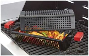 Perfect your outdoor gatherings with the Brookstone Nonstick Grill Tumbler, a 3-piece BBQ grilling basket set offering easy food release and effortless cleaning. Save big on this must-have grilling accessory!
