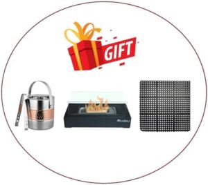 Savor sizzling pizzas and backyard gatherings with the AMS Fireplace Summerset Propane Pizza Oven, featuring large capacity, pizza stone, and smoker box. Plus, a free tabletop fire pit included!