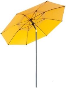 Protect your workspace with the BLACK STALLION Flame-Resistant Industrial Umbrella, featuring a 7-inch diameter and durable construction for extreme temperatures.