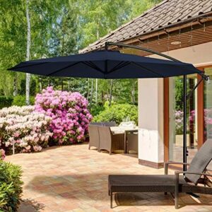 Here is the generated meta description:

"Stay dry and shaded outdoors with the MEWAY 10ft Outdoor Umbrella featuring crank & cross base, UV protection, and waterproof design for pool or deck use. Perfect for your patio or garden!"