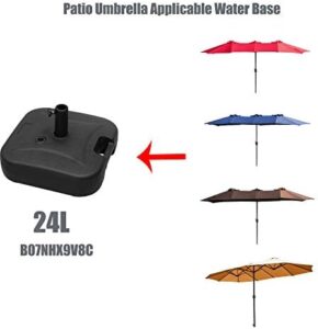 Here is the meta description:

"Add shade and style to your outdoor space with LOKATSE HOME's 15 Ft umbrella featuring a crank mechanism for easy opening. Perfect for patio, deck or pool areas."