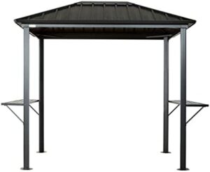 Upgrade your outdoor cooking experience with the Sojag 6' x 8' Dakota BBQ Grill Gazebo, featuring a weather-resistant aluminum frame and ample space for grilling. Perfect for backyard gatherings! Get this bestseller at an unbeatable price today!