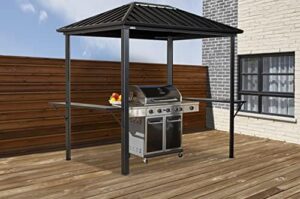 Upgrade your outdoor cooking experience with the Sojag 6' x 8' Dakota BBQ Grill Gazebo, featuring a weather-resistant aluminum frame and ample space for grilling. Perfect for backyard gatherings! Get this bestseller at an unbeatable price today!