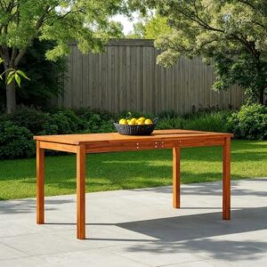 Enhance your outdoor gatherings with the Walker Edison Dominica Contemporary Slatted Outdoor Dining Table, measuring 34 inches in brown. Perfect for casual dining and socializing. Save on your next purchase!