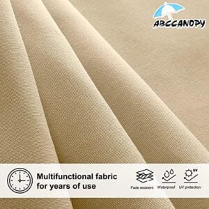 "Maximize outdoor living space with the ABCCANOPY 9ft Patio Umbrella, featuring windproof design and 360-degree rotation for effortless shade. Perfect for backyards, gardens, decks, or pools."