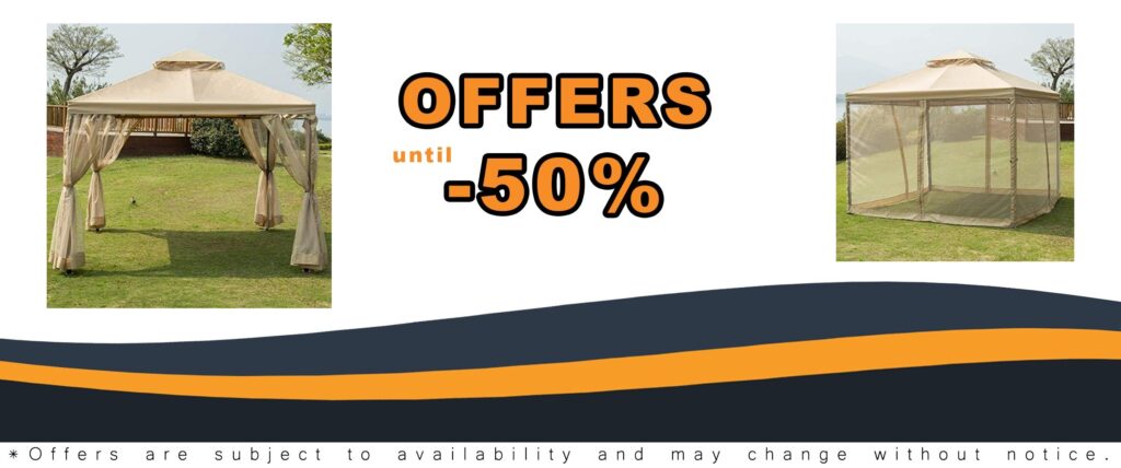 Sunnyglade 10x10 Soft Top Outdoor Patio Gazebo Tent Garden Canopy