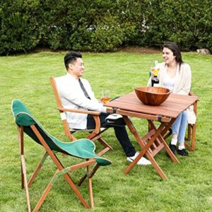 Discover the ultimate portable wood table by Byer of Maine. Foldable and sturdy, perfect for indoor/outdoor use on decks, camping, or as a bistro table. Compact design, 44x30x28 inches.