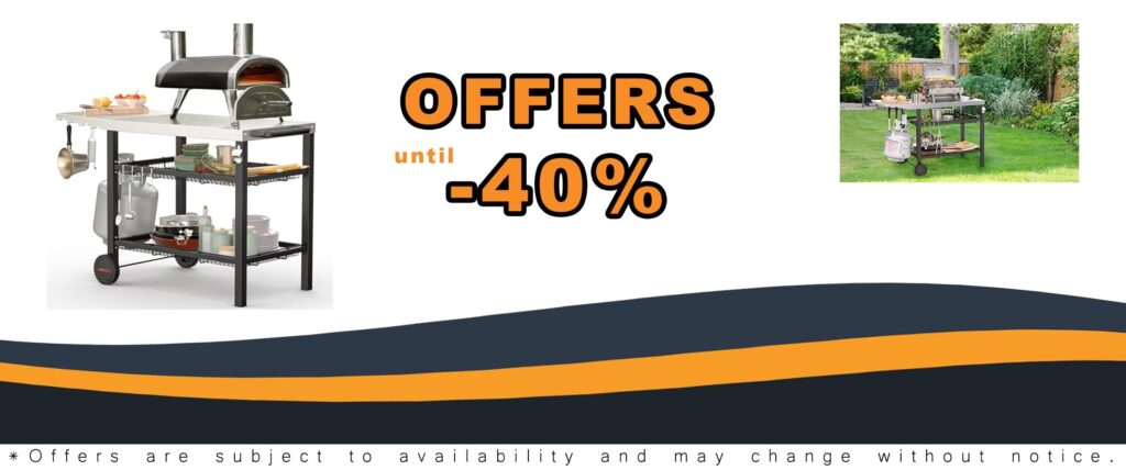 onlyfire Pizza Oven Cart for Ooni, Ninja and More