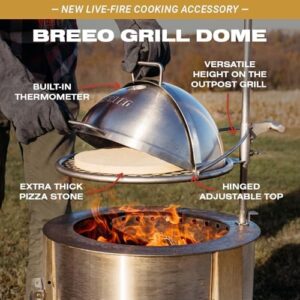 Bundle up your outdoor cooking experience with the Grill Dome and Outpost Grill Bundle, featuring a hinged stainless steel dome and built-in thermometer. Perfect for live-fire cooking, this kit includes griddle accessories and fits X/24, X/30 Series models, great value at an affordable price without coupons.