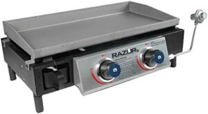 Here is the generated SEO meta description:

"Cook up a storm with the Griddle GGT2130M 2 Burner Propane Gas Grill, perfect for outdoor BBQs and frying. Enjoy 318 square inches of cooking space and durable construction."