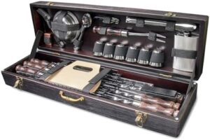 Unlock the ultimate grilling experience with this premium grill set, featuring high-quality tools and a durable case. Perfect for BBQ enthusiasts, includes utensils and accessories for effortless grilling. Save up to 15% on your purchase!