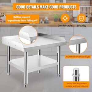 Elevate your grilling experience with the Stainless Steel Equipment Grill Stand Table. This sturdy stand features a 1000 lb top shelf capacity and adjustable legs for perfect stability. Perfect for hotels, homes, and commercial kitchens.
