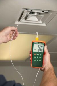 Here is your optimized SEO meta description:

"Accurate temperature readings with the Extech EA11A thermometer, featuring a single input and easy-to-read display. Ideal for DIY projects and professional use."