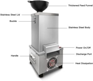 Discover the Commercial Electric Garlic Peeler, perfect for restaurants and homes. Quickly peel garlic cloves with this stainless steel machine, ideal for busy kitchens.