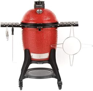 Here is the meta description:

"Experience outdoor grilling with Classic Joe's Series III charcoal grill & smoker. Features 3-tier cooking system, stainless steel grates and side shelves for convenient use."