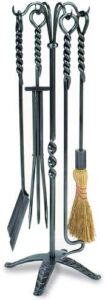 Boost your DIY skills with the WR-02 5-Piece Wrought Iron Tool Set, featuring a sturdy rope for added grip. Includes hammer, tongs, pliers, and more, perfect for any project.