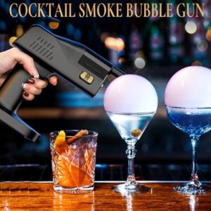 "Upgrade your bar game with the Smoking Gun's handheld design, 5000mAh rechargeable battery, and 1.4-inch color screen. Perfect for wine, drinks, coffee, or party events."